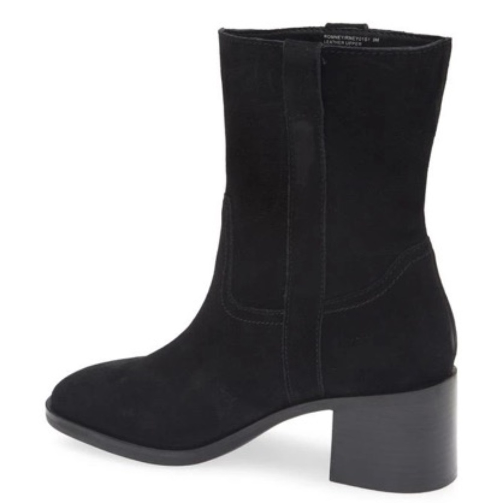 Steve Madden Romney Bootie Balck Suede size 6.5